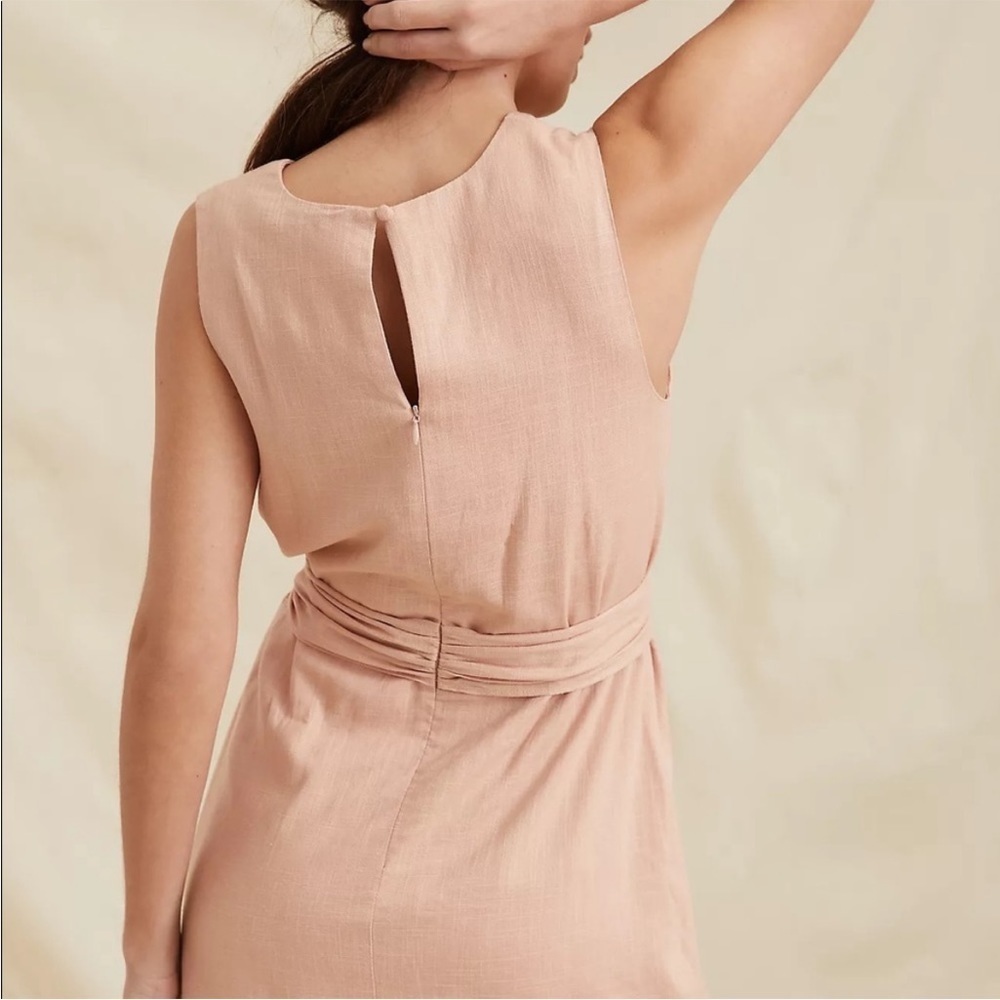 Anthropologie NWT Linen Wrap Mini Dress Size XXS. - Picture 7 of 16